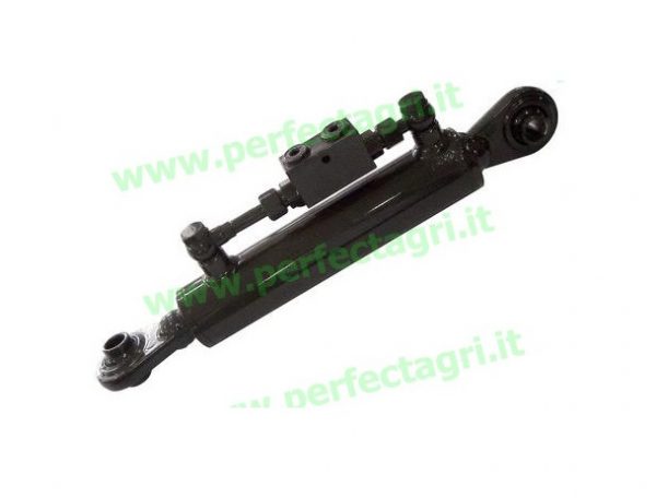 Hydraulic toplink with ball joint ends